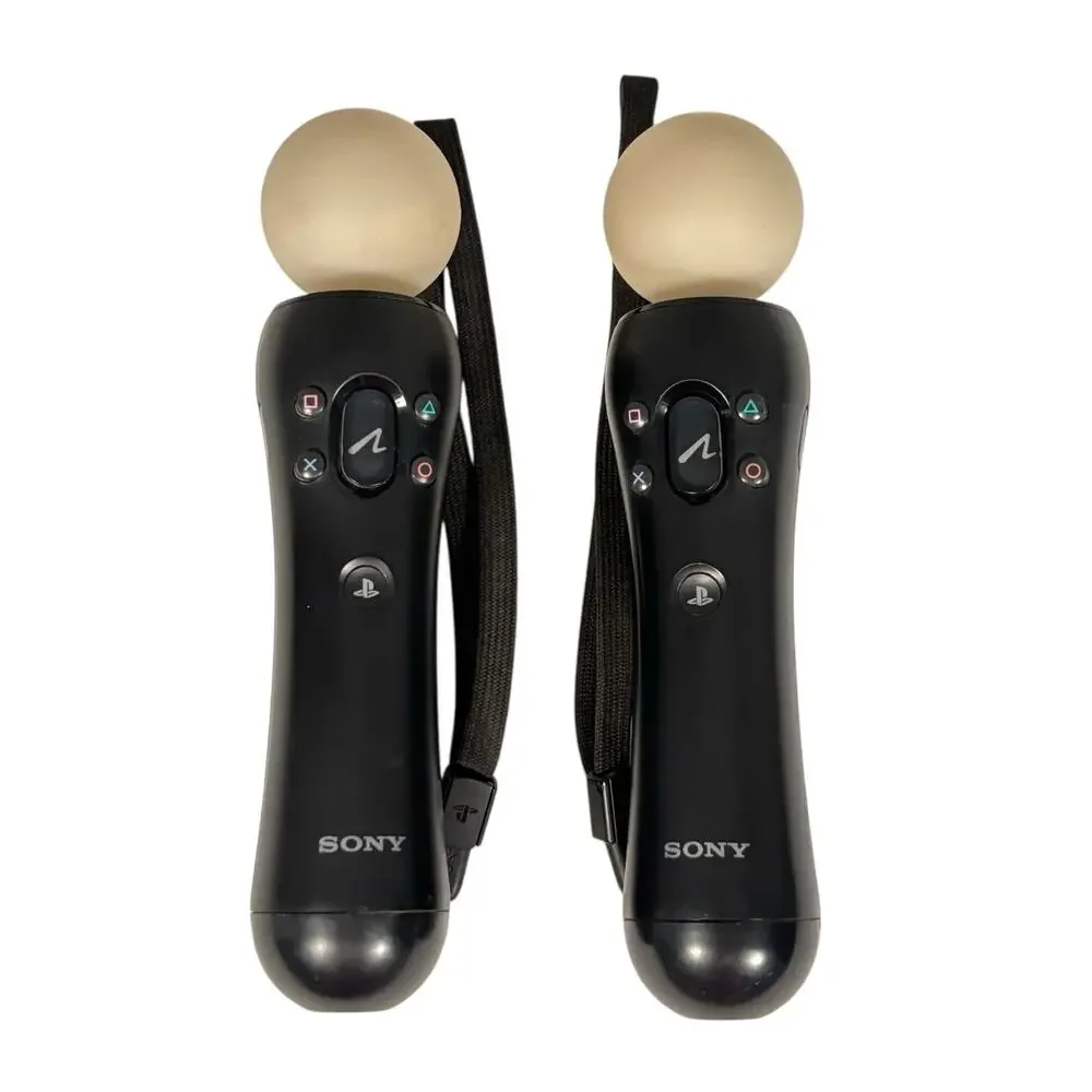 Sony Playstation PS3 Motion Controller Lot of 2 CECH-ZCM1U Wireless Controllers